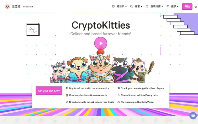 CryptoKitties - Blockchain NFT Game | Breed Digital Cats